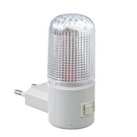  Ночник светодиодный с выключателем,  220 В, 0,5 ВТ, 8*7*3 см, 4 LED, пластик (арт. 920014)