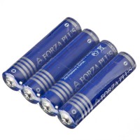  Батарейки, тип AAA (мизинчиковые), 1,5 В, 4 шт, солевые, SUPER HEAVY DUTY "FORZA " (арт. 917009)