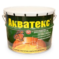 Защитно-декоративное покрытие для древесины Акватекс 2в1 орегон 3 кг