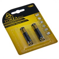 Батарейки, тип ААА (мизинчиковые), 2 шт, 1,5 В, щелочные Alkaline "FORZA"  (арт. 917002)